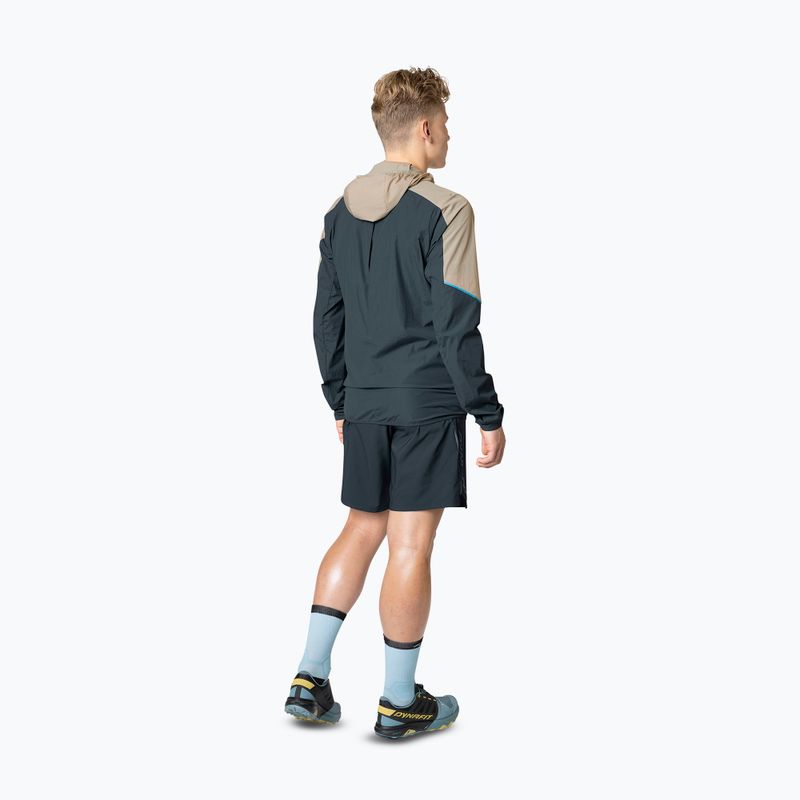 Pánská běžecká bunda DYNAFIT Alpine Wind rock khaki 3