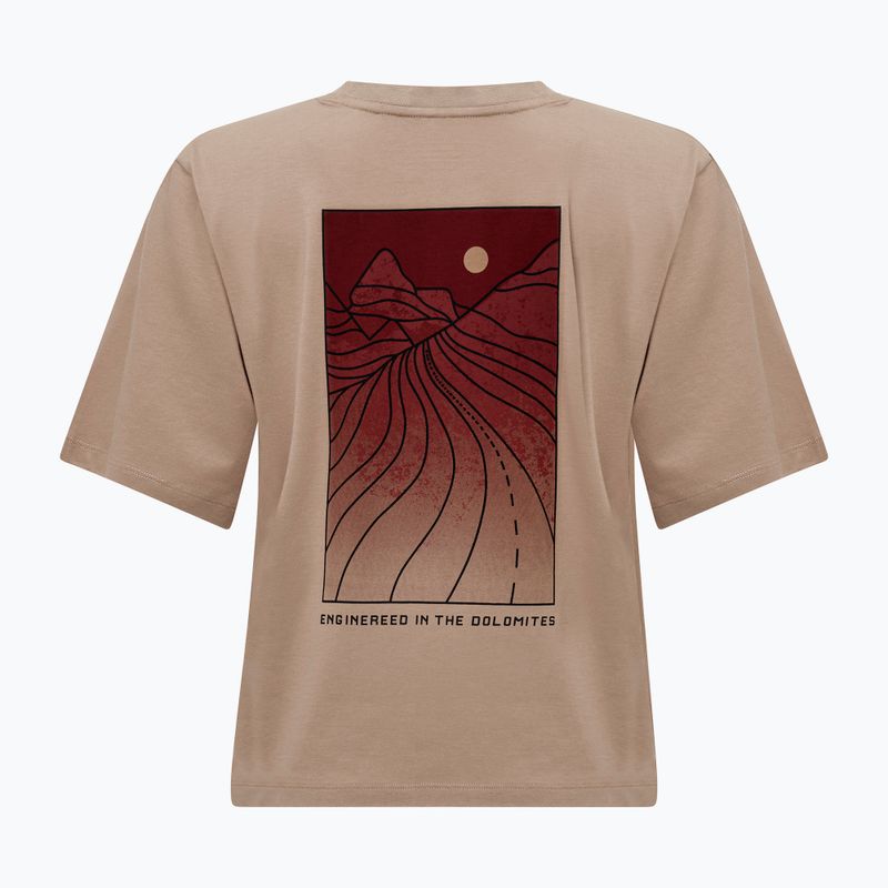 Dámské tričko Salewa Eagle Sunset Loose quicksand 6