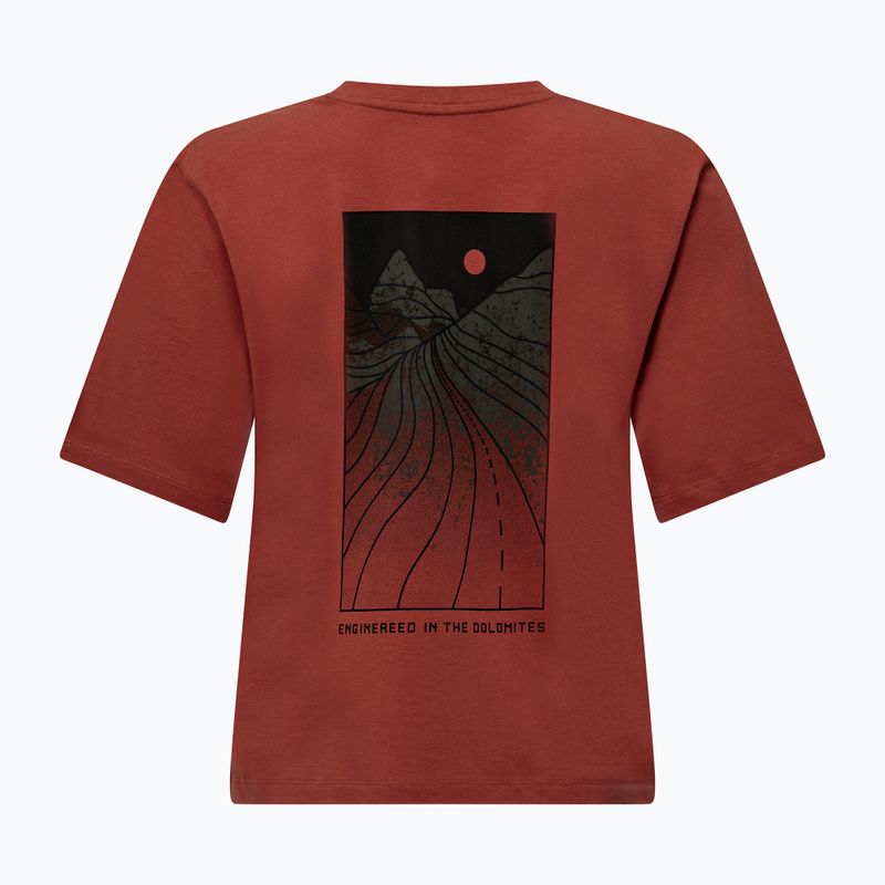 Dámské tričko Salewa Eagle Sunset Loose etruscan red 6