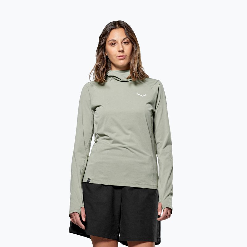 Dámská trekingová mikina Salewa Puez Sun Hoodie shadow