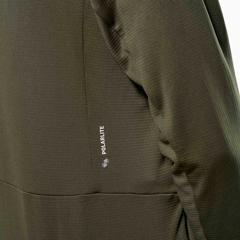 Pánská trekingová mikina Salewa Puez Cammio PL dark olive 6