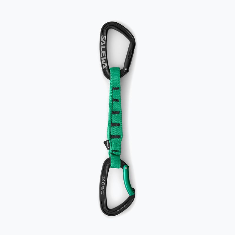 Lezecká expreska Salewa Ortles Str/Bnt 170 Qd black/irish green