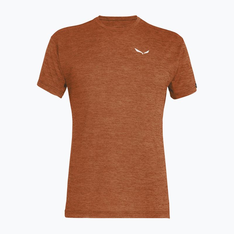 Pánské tričko Salewa Puez Melange Dry bombay brown melange