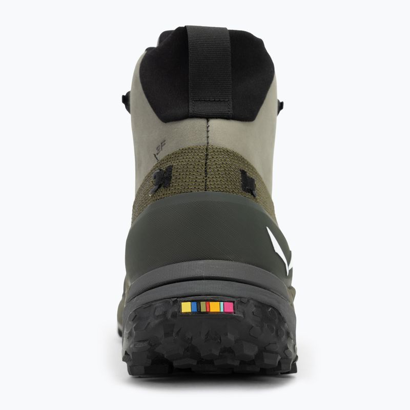 Pánské trekové boty Salewa Puez Leather Mid Ptx shadow / dark olive 6