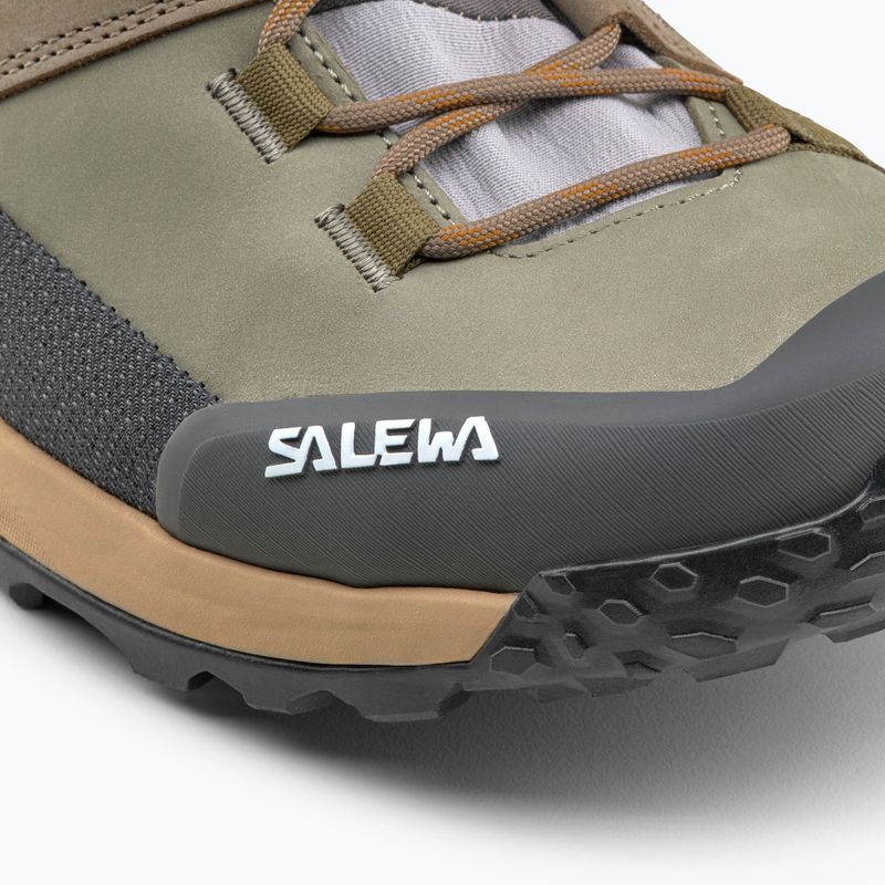 Pánské trekové boty Salewa Puez Leather Mid Ptx bungee cord / onyx 14