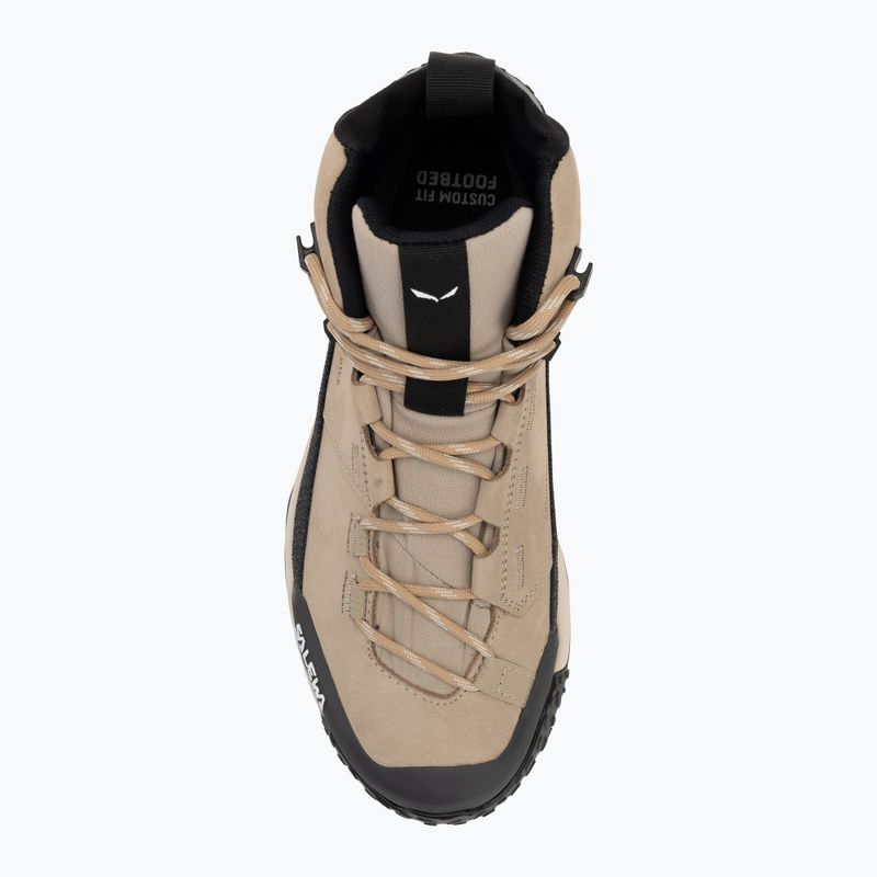 Dámské trekové boty  Salewa Puez Leather Mid Ptx quicksand / onyx 5
