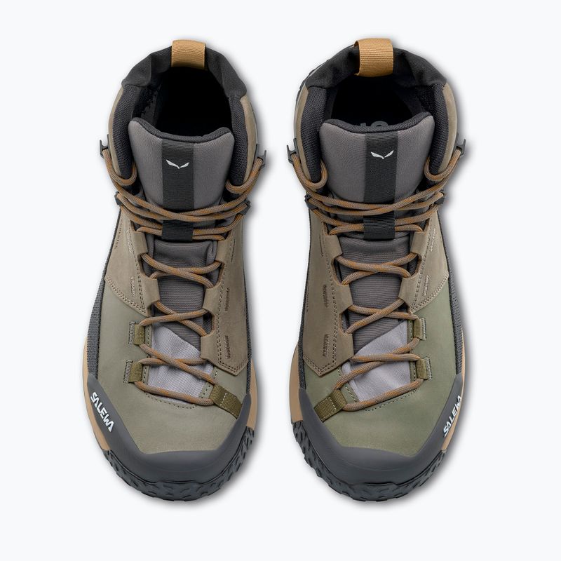 Dámské trekové boty  Salewa Puez Leather Mid Ptx bungee cord / onyx 10