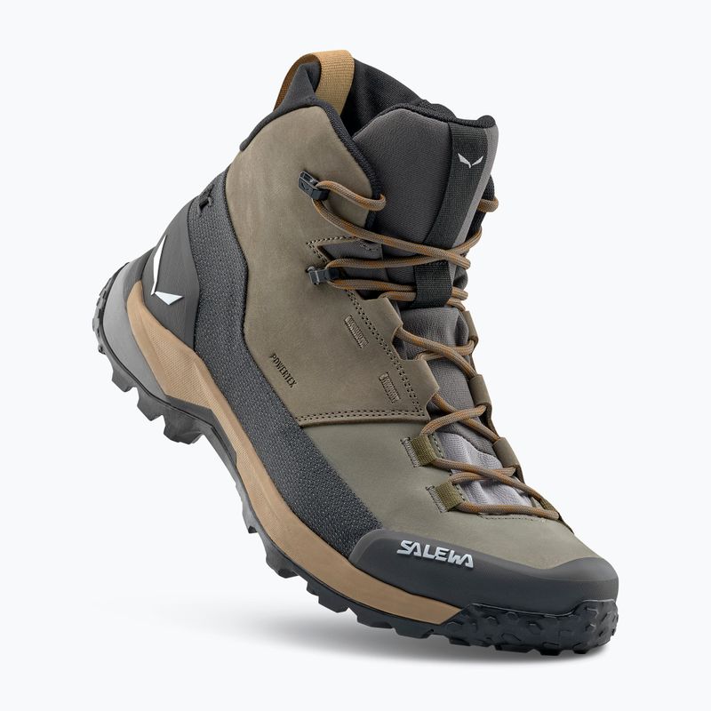 Dámské trekové boty  Salewa Puez Leather Mid Ptx bungee cord / onyx 12
