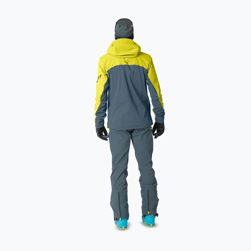 Pánská skitouringová bunda DYNAFIT Radical Softshell golden lime 3