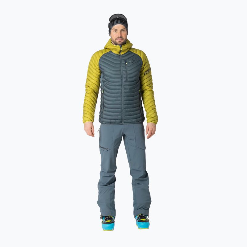 Pánská péřová bunda DYNAFIT Radical Down RDS Hooded golden lime 2