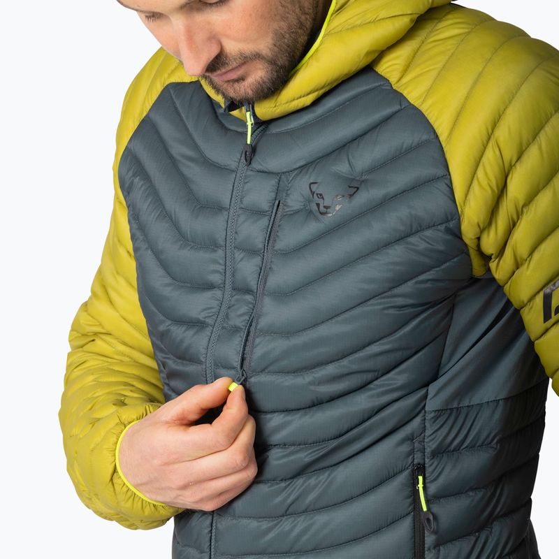Pánská péřová bunda DYNAFIT Radical Down RDS Hooded golden lime 5
