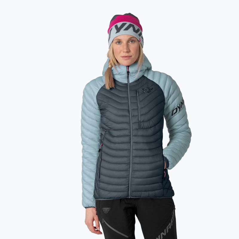 Dámská péřová bunda DYNAFIT Radical Dwn RDS Hood cloud blue