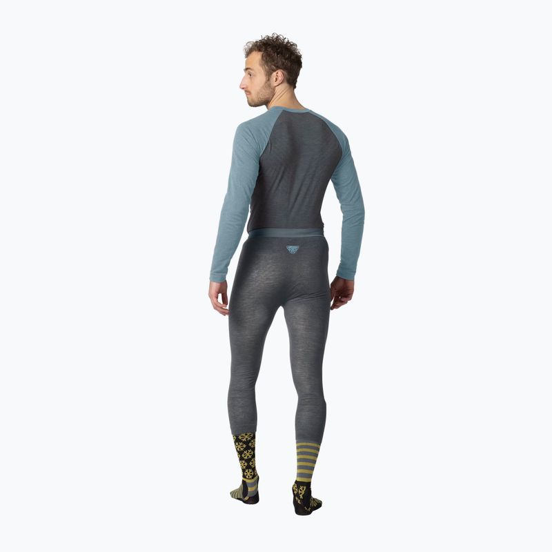 Pánská termoakční mikina DYNAFIT Tour Light Merino smoke blue 3