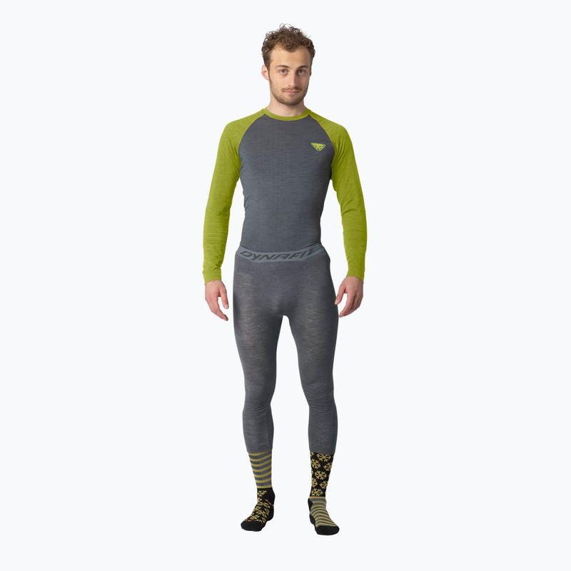 Pánské termo tričko Longsleeve DYNAFIT Tour Light Merino golden lime 2