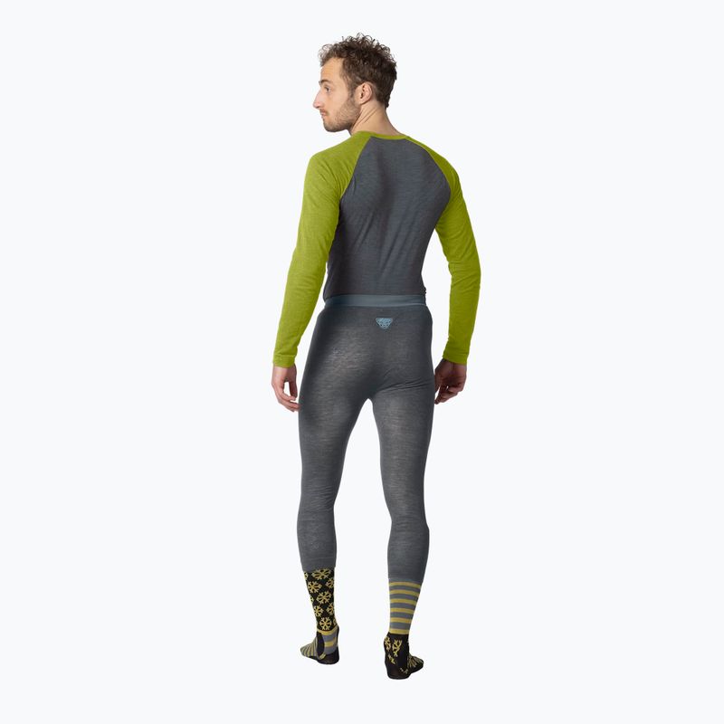 Pánské termo tričko Longsleeve DYNAFIT Tour Light Merino golden lime 3
