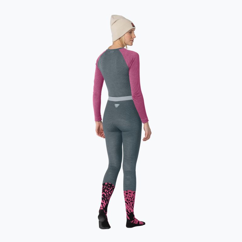 Dámská termoakční mikina DYNAFIT Tour Light Merino magenta 3