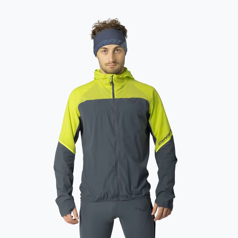 Pánská běžecká bunda DYNAFIT Alpine Wind ultra yellow