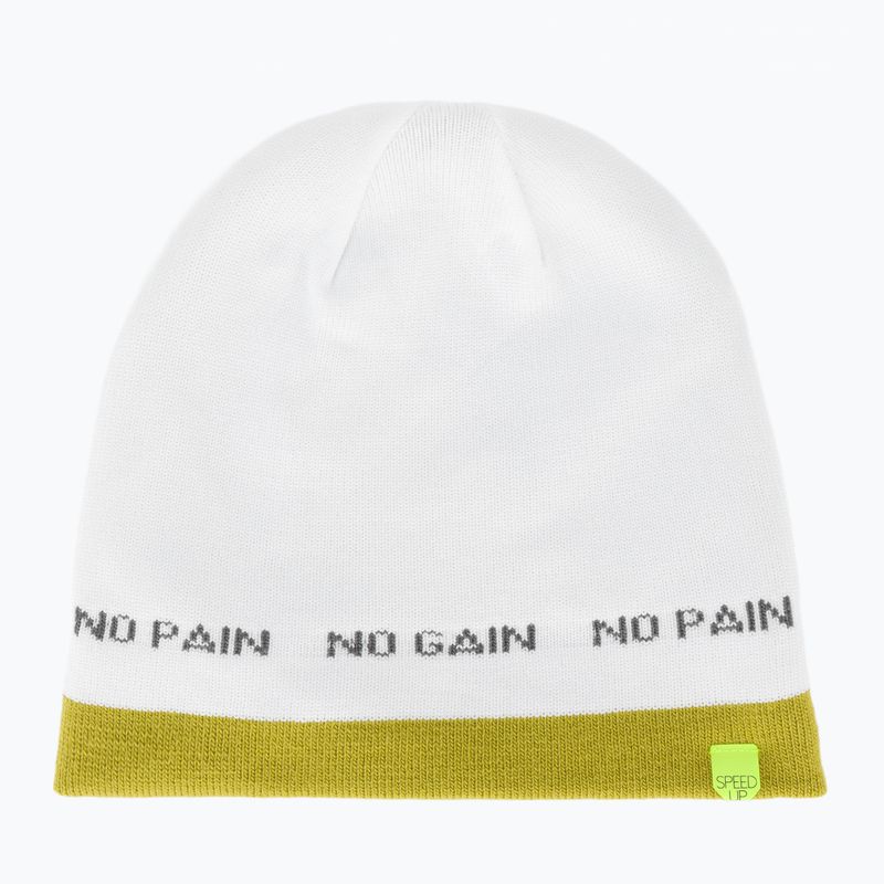 Zimní čepice DYNAFIT Leopard Logo golden lime/0720 4