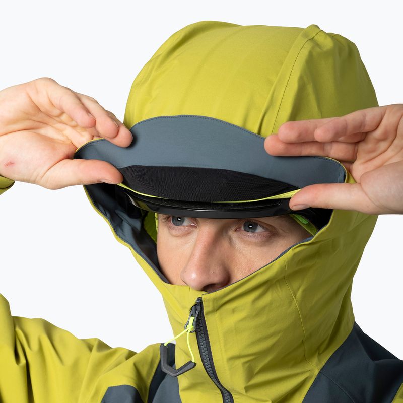 Pánská skialpinistická bunda DYNAFIT Blacklight 3L golden lime 5