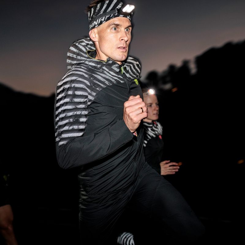 Pánská běžecká bunda DYNAFIT Trail Reflective Wind black out/5A30 9