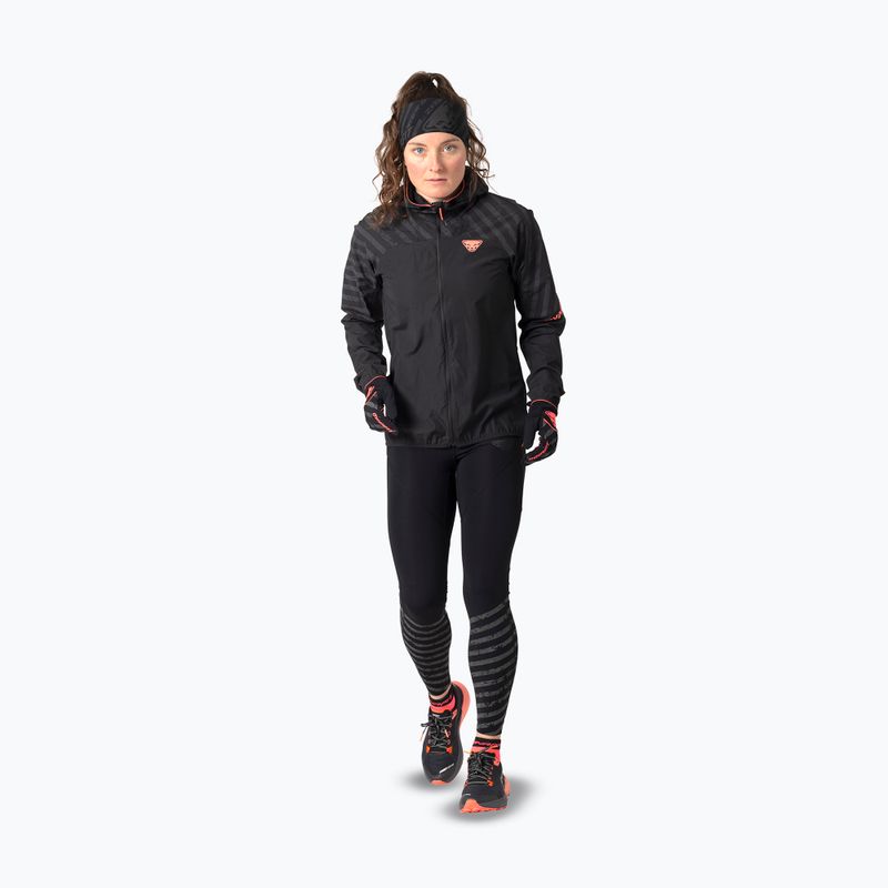 Dámská běžecká bunda DYNAFIT Trail Reflective Wind black out/6A10 2