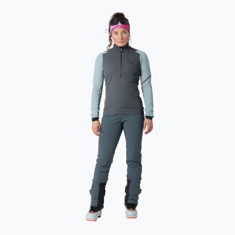 Dámská skialpinistická mikina DYNAFIT Blacklight Thermal 1/2 Zip cloud blue 2