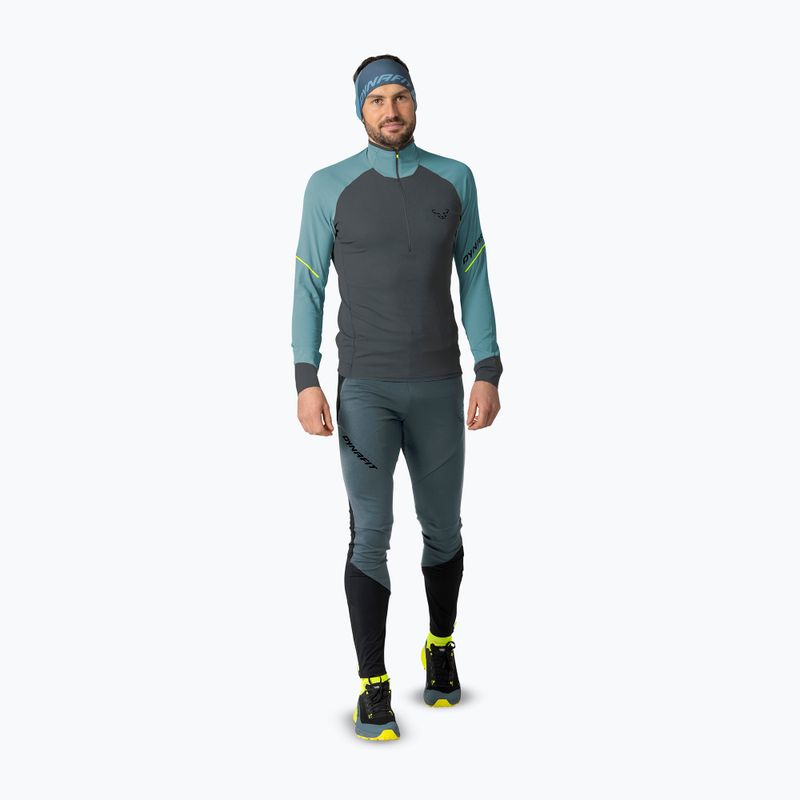 Pánská běžecká mikina DYNAFIT Alpine 1/2 Zip Tee smoke blue/0720 2