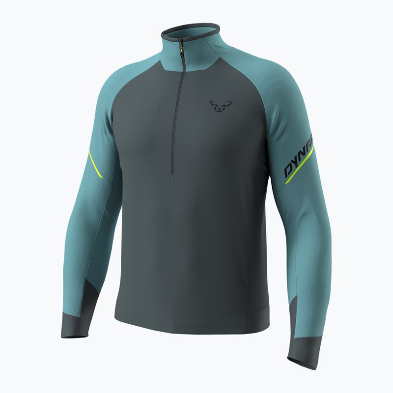 Pánská běžecká mikina DYNAFIT Alpine 1/2 Zip Tee smoke blue/0720 4