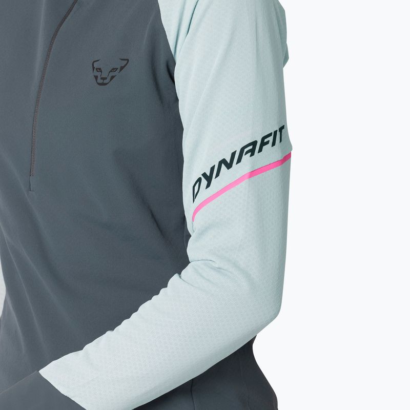 Dámská běžecká mikina DYNAFIT Alpine 1/2 Zip Tee cloud blue/0720 4