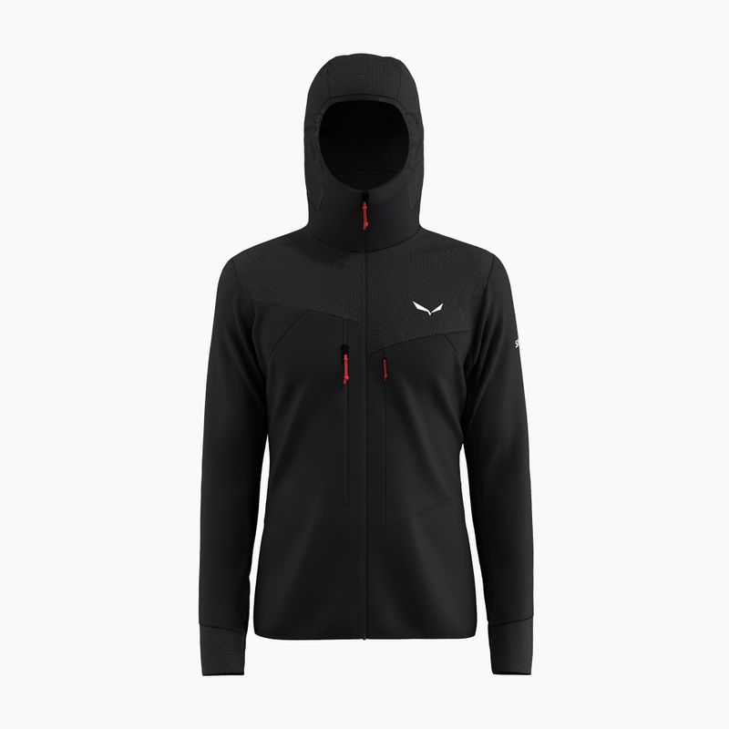 Pánská trekingová mikina Salewa Agner PL Hooded black out
