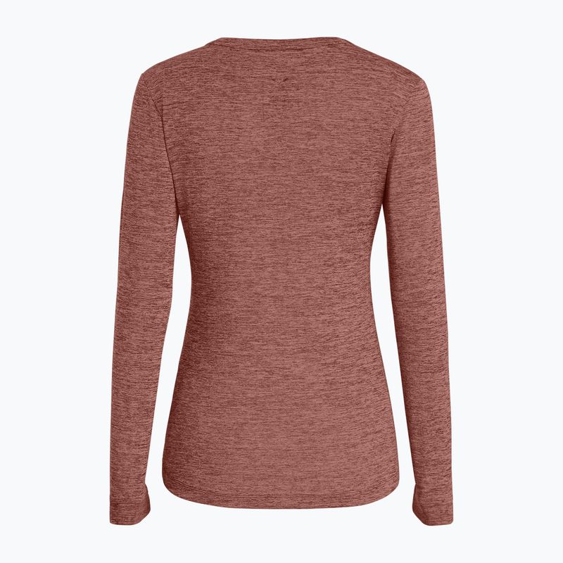 Dámské trekingové tričko Longsleeve Salewa Puez Melange Dry desert pink melange 2