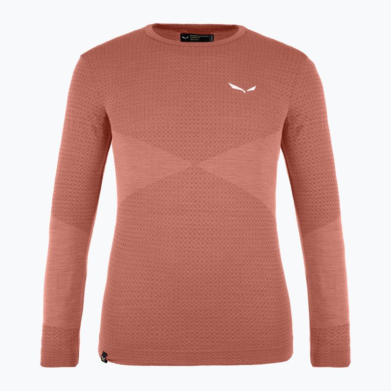 Dětské termo tričko Longsleeve Salewa Zebru Med Warm AMR etruscan red