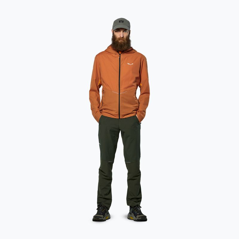 Pánská větrovka Salewa Pedroc Wind Hood Bombay Brown 2