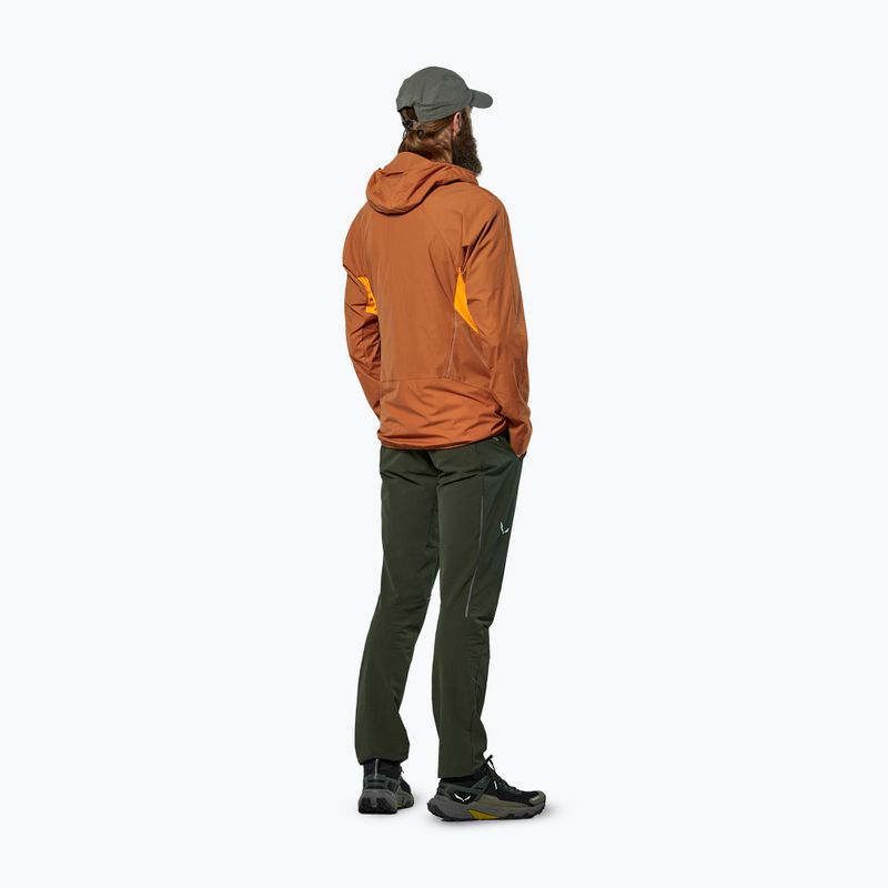 Pánská větrovka Salewa Pedroc Wind Hood Bombay Brown 3