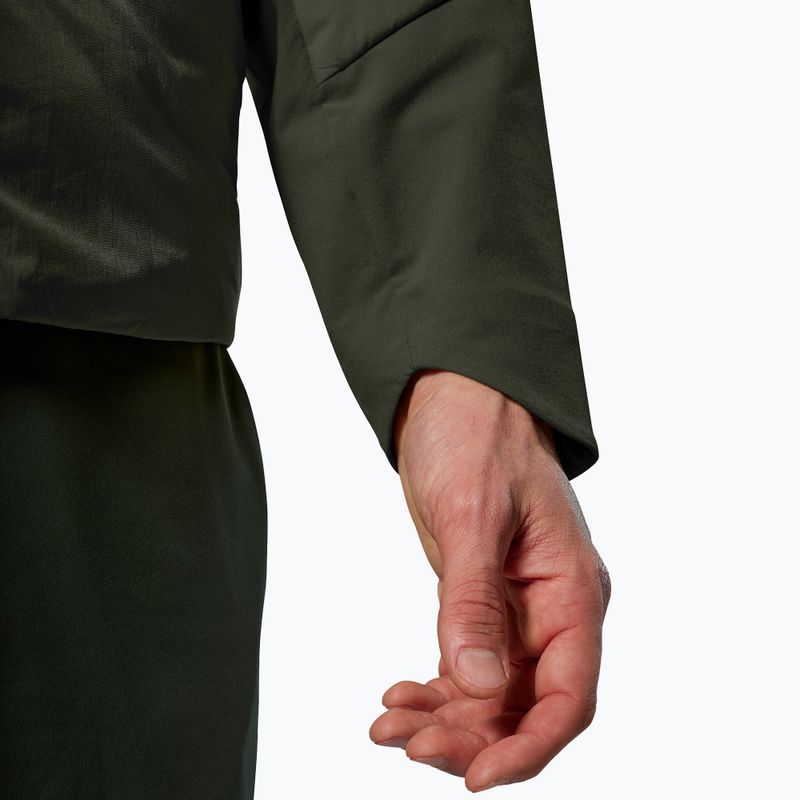 Pánská hybridní bunda Salewa Pedroc Tirol Wool Air Hybrid dark olive 5