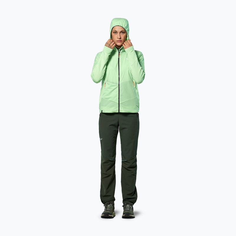 Dámská větrovka Salewa Pedroc Polarlite Wind Hood pastel green 2