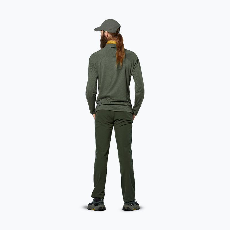 Pánské tričko Longsleeve Salewa Pedroc Dry Wind Half Zip Tee faded green 3