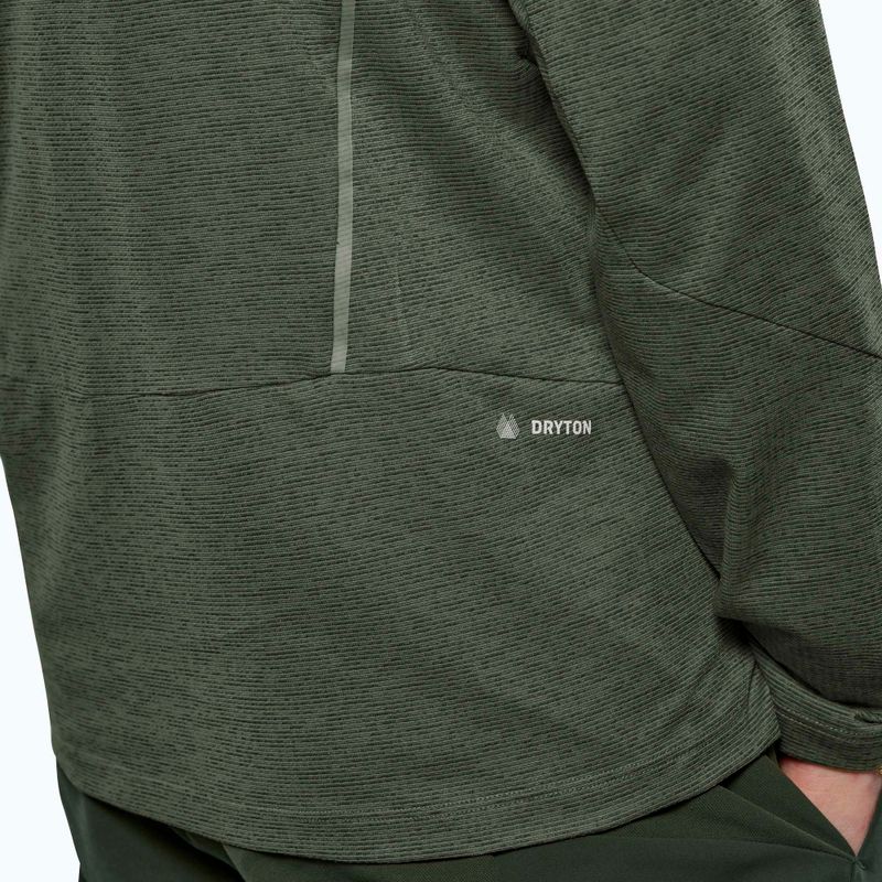 Pánské tričko Longsleeve Salewa Pedroc Dry Wind Half Zip Tee faded green 5