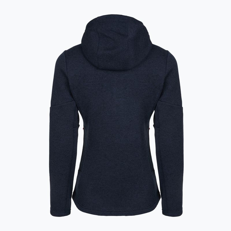 Pánská trekingová mikina Salewa Puez Rocca Polarlite Hood navy blazer 2