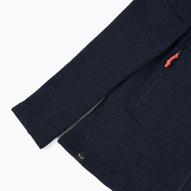 Pánská trekingová mikina Salewa Puez Rocca Polarlite Hood navy blazer 4