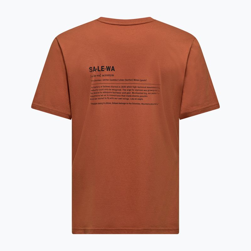 Pánské tričko na lezení Salewa Eagle Vocab bombay brown 6