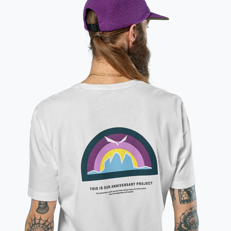 Pánské tričko Salewa Eagle Anniversary optical white 4