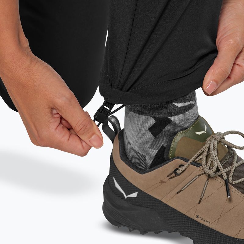 Dámské softshellové kalhoty Salewa Puez Dolomia 2 black out 6