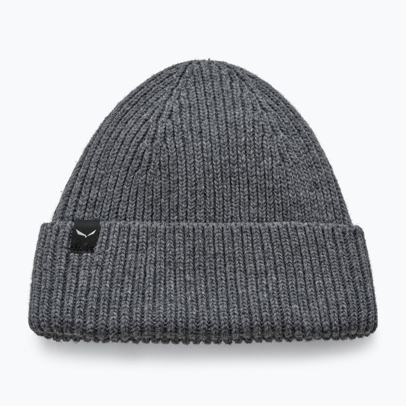 Zimní čepice Salewa Re-Zebru Knit light grey melange 2