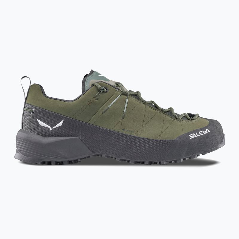 Pánské přístupové boty Salewa Wildfire Leather 2 GTX faded green/black 9