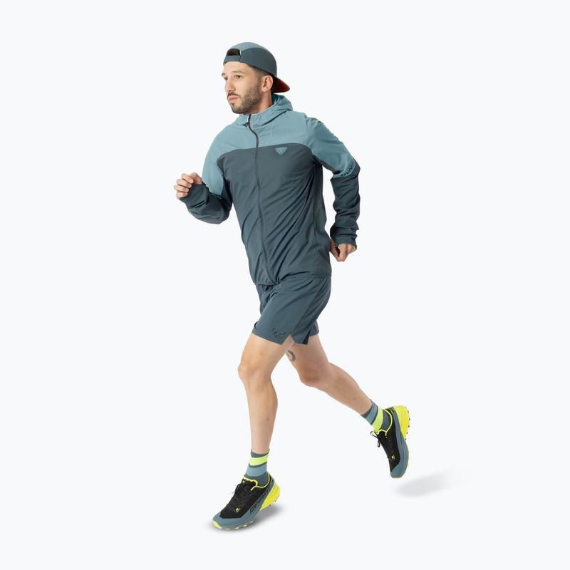 Pánská běžecká bunda DYNAFIT Alpine Wind smoke blue 2
