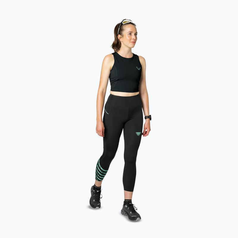 Dámské běžecké tričko DYNAFIT Trail Crop Top black 2