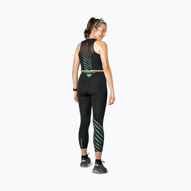 Dámské běžecké tričko DYNAFIT Trail Crop Top black 3