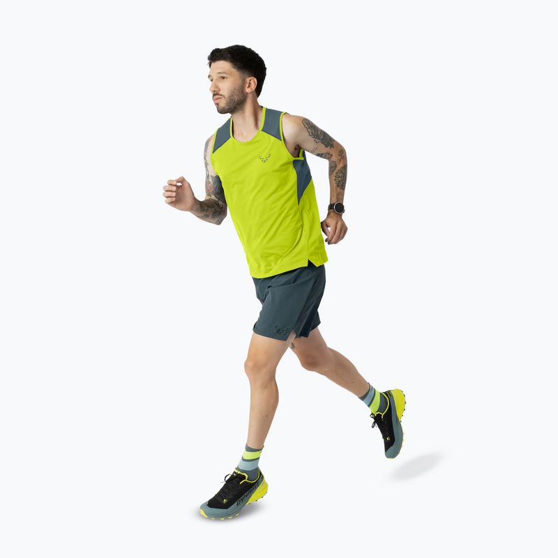 Pánské běžecké tričko DYNAFIT Sky Tank ultra yellow 2