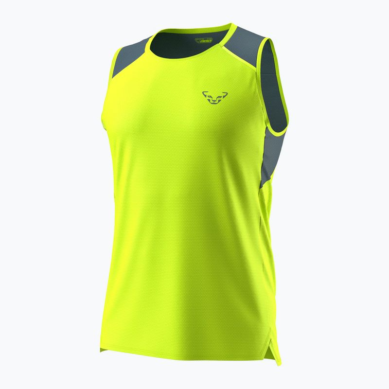 Pánské běžecké tričko DYNAFIT Sky Tank ultra yellow 4